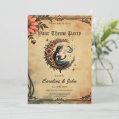 Sunflower Crescent Queen  Kaart (Staand voorkant)