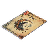 Sunflower Crescent Queen Notitieboek (Linkerzijde)