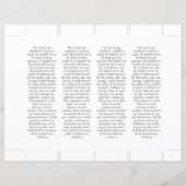 Sunflower Cross Foto Memorial Bladwijzer (Achterkant)