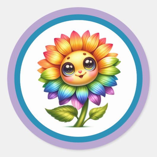 Sunflower Cutie Stickers (Voorkant)