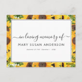 Sunflower Deel een Kaart van de Begeleiding van he (Achterkant)