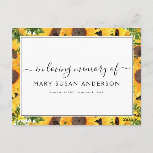 Sunflower Deel een Kaart van de Begeleiding van he (Achterkant)