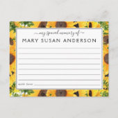 Sunflower Deel een Kaart van de Begeleiding van he (Voorkant)