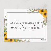 Sunflower Deel een Kaart van de Begeleiding van he (Achterkant)