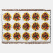 SUNFLOWER DEKEN (Voorkant)