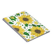 Sunflower Design – Bright Floral Illustration  Notitieboek (Rechterzijde)