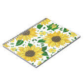 Sunflower Design – Bright Floral Illustration  Notitieboek (Linkerzijde)