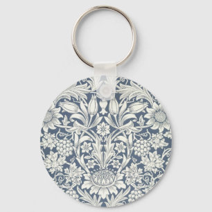 Sunflower Design (door William Morris) Key Ring Sleutelhanger