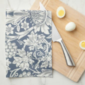 Sunflower Design (door William Morris) Tea Towel Theedoek (Quarter Fold)