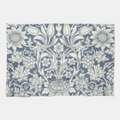 Sunflower Design (door William Morris) Tea Towel Theedoek (Horizontaal)