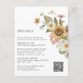 Sunflower Detail Informatiekaartje (Voorkant)