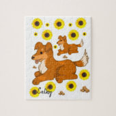 Sunflower Dog Puzzles Legpuzzel (Verticaal)