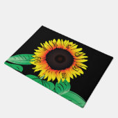 Sunflower Doormat - Welkom - Aangepaste kleuren Deurmat (Schuin)