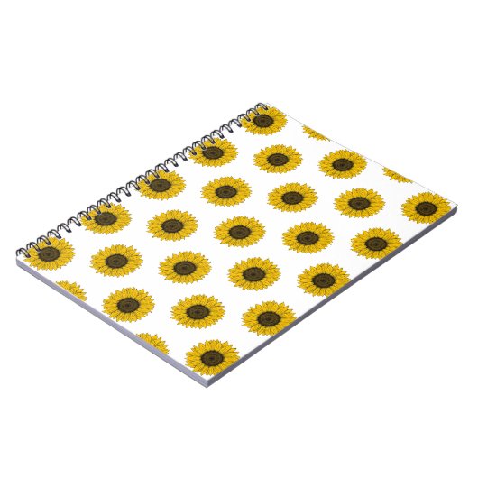 Sunflower Drawing Notitieboek (Linkerzijde)