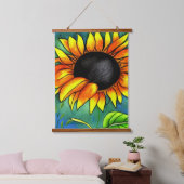 Sunflower Dream Crayola Art Hangend Wandkleed (Slaapkamer)