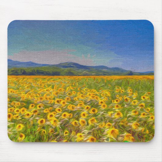 Sunflower Dreams Art Muismat (Voorkant)
