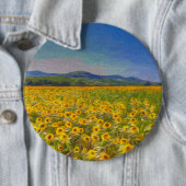 Sunflower Dreams Art Ronde Button 6,0 Cm (In situ)