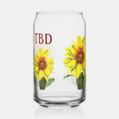 Sunflower Drinking Glass Blikvorm Glas (Links)