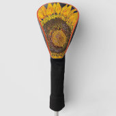 Sunflower Driver Hoesje Golfheadcover (Voorkant)