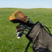 Sunflower Driver Hoesje Golfheadcover (Insitu)