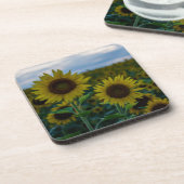 Sunflower Duo Sluiten Bier Onderzetter (Linkerzijde)