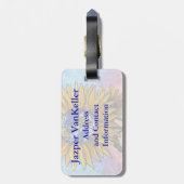 Sunflower Earth Art Bagagelabel (Achterkant verticaal)