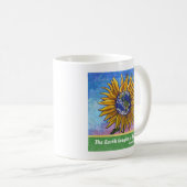 Sunflower Earth Art Koffiemok (Voorkant rechts)