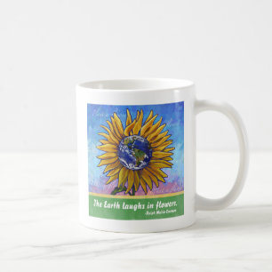 Sunflower Earth Art Koffiemok