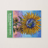 Sunflower Earth Art Legpuzzel (Horizontaal)