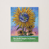 Sunflower Earth Art Legpuzzel (Verticaal)