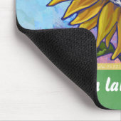 Sunflower Earth Art Muismat (Hoek)