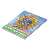 Sunflower Earth Art Notitieblok (Linkerzijde)