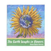 Sunflower Earth Art Notitieblok (Voorkant)
