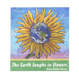 Sunflower Earth Art Notitieblok