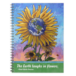 Sunflower Earth Art Notitieboek
