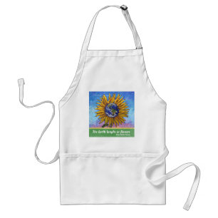 Sunflower Earth Art Standaard Schort