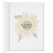 Sunflower en Lady Bug bedankt u (Binnen (Rechts))