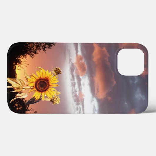 SUNFLOWER EN SUMMER SUNSET Case-Mate iPhone CASE (Achterkant (horizontaal))