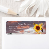 SUNFLOWER EN SUMMER SUNSET ETIKET (Insitu)