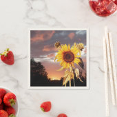 SUNFLOWER EN SUMMER SUNSET SERVET (Insitu)