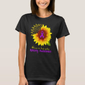 Sunflower Epilepsy Choose To Keep Going Epilepsy A T-shirt (Voorkant)