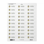 Sunflower Eucalyptus Australian Shepherd Dog Label (Full Sheet)