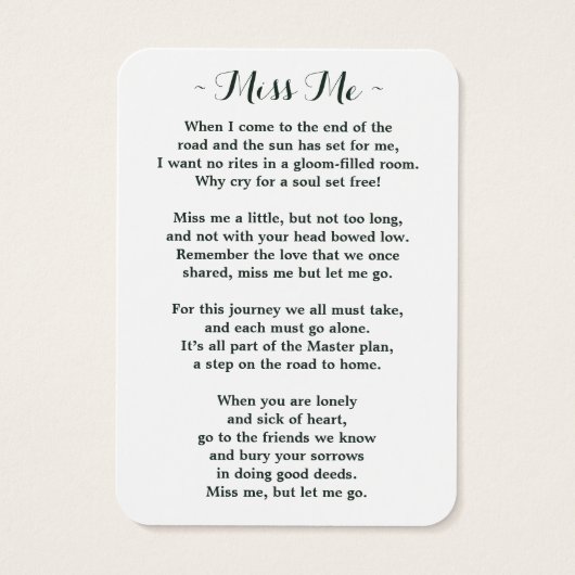 Sunflower Eucalyptus Foto Funeral Prayer Kaart (Achterkant)