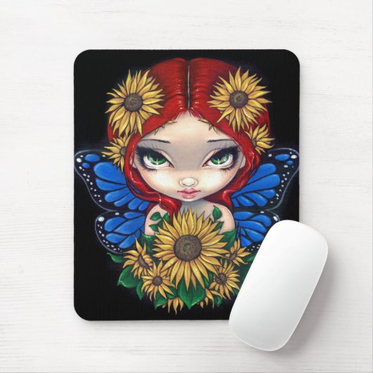 "Sunflower Fairy" Mousepad Muismat (Met muis)