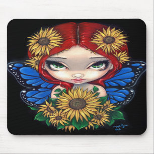 "Sunflower Fairy" Mousepad Muismat