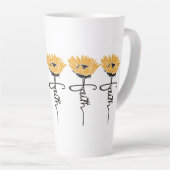 Sunflower Faith Mug Latte Mok (Rechterhoek)