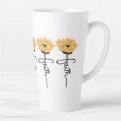 Sunflower Faith Mug Latte Mok (Rechts)