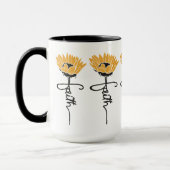 Sunflower Faith Mug Mok (Links)