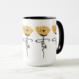 Sunflower Faith Mug Mok