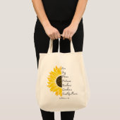 Sunflower Faith Tote Bag (Voorkant (product))
